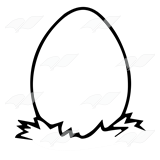 Egg in Hay