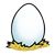 Egg in Hay Color PNG
