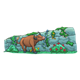 Ox Walking by a Wall smelling flowers