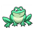 Sitting Frog Color PDF