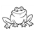 Sitting Frog Line PDF