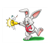 Rabbit with Bell Color PDF