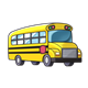 School Bus with stop sign