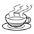 Cup and Saucer Line PNG