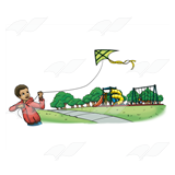 Boy Flying Kite
