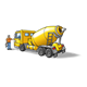 Cement Truck with one workman