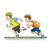 Sprinting Boys Color PDF
