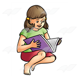 Girl Reading Book