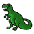 Green Dinosaur Color PNG