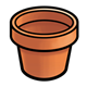 Empty Clay Pot 