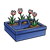 Tray of Tulips Color PNG