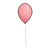 Pink Balloon Color PNG