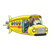 Fish School Bus Color PNG