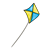 Kite Color PNG