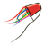 Red Cylinder Kite Color PNG