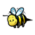 Bee 4 Color PNG