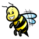 Bee 8 grinning