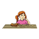 Girl Eating Peanuts bag of peanuts