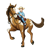 Boy Riding Horse Color PNG