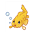 Goldfish and Bubbles Color PDF