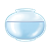 Fishbowl of Water Color PNG