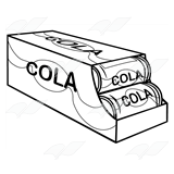 Open Case of Cola