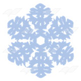 Blue Snowflake