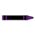 Purple Crayon Color PDF