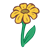 Yellow Wildflower Color PNG