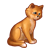 Copper Cat Color PNG