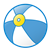 Beach Ball Color PNG
