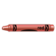 Crayon with Label Red