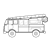 Fire Truck Line PNG