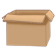 Open Cardboard Box 