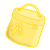 Round Yellow Lunchbox Color PNG