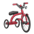 Red Tricycle with Horn Color PNG