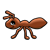Little Brown Ant Color PNG