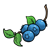 Cluster of Blueberries Color PNG
