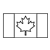 Canadian Flag 2 Line PNG
