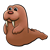 Toy Walrus Color PNG