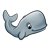 Toy Whale Color PNG