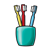 Toothbrush Holder Color PNG
