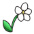 White Flower Color PNG