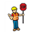 Toy Construction Worker Color PDF