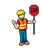 Toy Construction Worker Color PNG