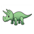 Green Dinosaur Color PDF