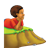 Boy Lying on the Bank Color PNG