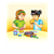 Girls Making Sandwiches Color PNG