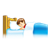 Boy Asleep in Bed Color PNG