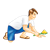 Dad on Knees Color PNG